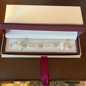 Pearl heart bracelet in gift box